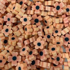 Fimo Flower Beads, Coral, Pack of 160