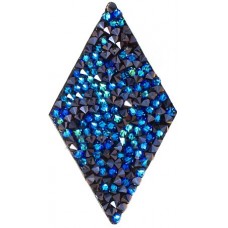 Swarovski Crystal Rock Diamond  25x31.7mm Bermuda Blue Crystal