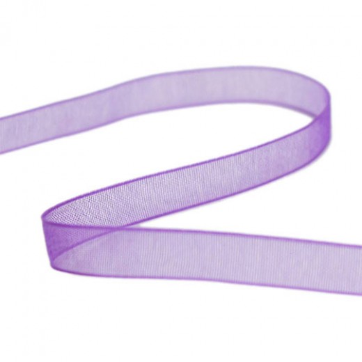 Beadalon Purple Organza Ribbon, 15 Metres