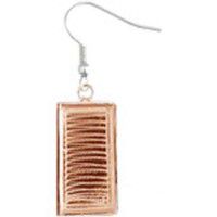 100% Copper Handmade Bezel, Earrings, 21 x 11 x 2mm