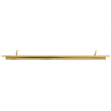 Miyuki Findings End Tube, 60mm With 2 Loops, Gold, Pack of 2