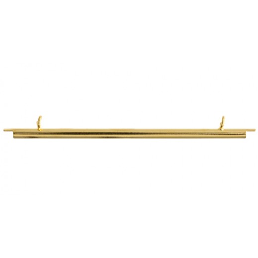 Miyuki Findings End Tube, 60mm With 2 Loops, Gold, Pack of 2