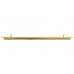 Miyuki Findings End Tube, 60mm With 2 Loops, Gold, Pack of 2