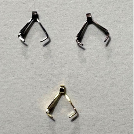 Small Pinch Bails, Pack of 20 Pcs, Gold Colour. Small Pinch Bails, Pack of 20 Pcs, Gold Colour.
