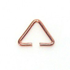 Small Triangle Pinch Bail 7mm, 25 Pack, Copper