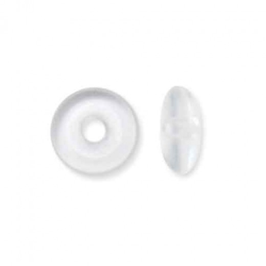 Beadalon 522-0114 Oval Bead Bumpers, 1.5mm, Clear, 50 Pack