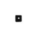 Beadalon Cube Bead Bumpers, 1.7mm, Black, 50 Pack