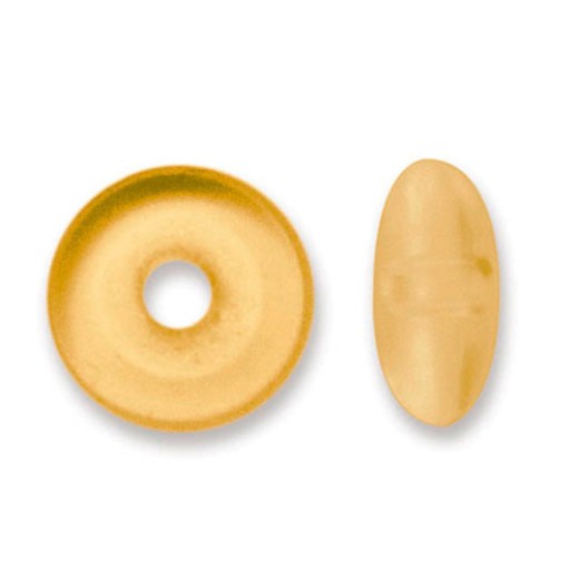 BeadBumpers 2mm Gold Oval 50pcs 522-0219