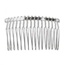 63mm Hair Comb, Silver coloured 