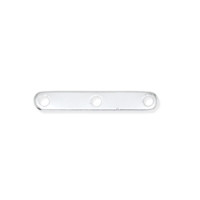 Beadalon 318B-005 3- Hole Spacer Bar, 19mm, Silver Plated, 18 Pieces Beadalon 318B-005 3- Hole Spacer Bar, 19mm, Silver Plated, 18 Pieces