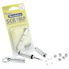 Sterling Silver Beadalon Scrimp Kit, 6 pieces and screwdriver - less than half p...