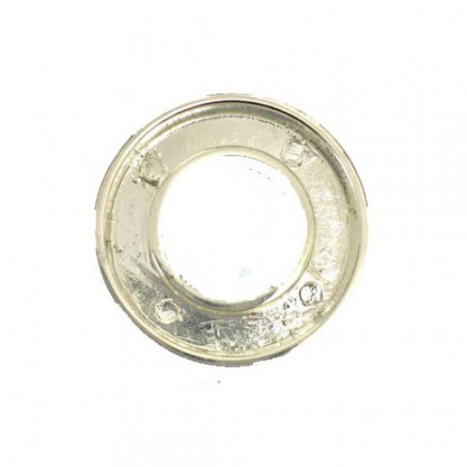 Katiedids Bezel, 25mm Round Washer with 2 Holes, Pack of 2, Silver