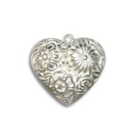 Metal Heart Charms