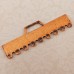Kabela Antique Copper Waves Bar Component, 9 Holes Drop, 39mm x 12mm