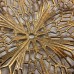 Kabela Filigree Rippled Square, Antique Brass, 50mm