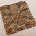 Kabela Filigree Rippled Square, Antique Brass, 50mm