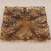 Kabela Filigree Rippled Square, Antique Brass, 50mm