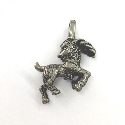 Narnia Mr Tumnus Charm, Antique Silver, Pack of 4