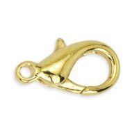 13mm Gold Beadalon Lobster Clasps, Pack of 6