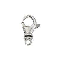 16mm Silver Swivel Lobster Clasps, Pack of 6