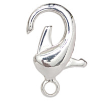 10mm Silver Lobster Clasps, Pack of 10