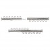 7 Strand Multi Slide Clasp Nickel Colour