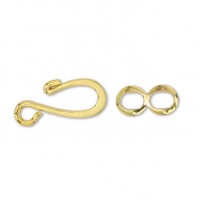 Beadalon Hook and Eye Clasps  Gold Colour,  Pack of 4 sets.