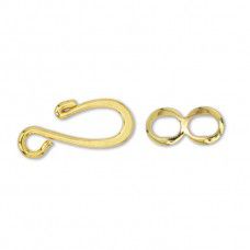Beadalon Hook and Eye Clasps  Gold Colour,  Pack of 4 sets.