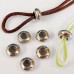 Adjustable Sliding Rondelle Clasp Beads, 10mm, Pack of 5