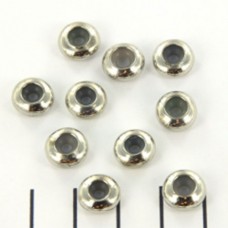 Adjustable Sliding Rondelle Clasp Beads, 10mm, Pack of 5