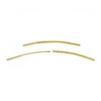 Beadalon Crimp / Friction Clasps, Gold, Pack of 6