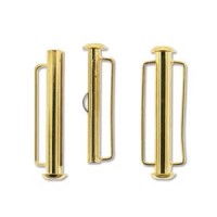 31.5mm Slide Bar Clasp, Gold Plated