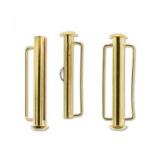 31.5mm Slide Bar Clasp, Gold Plated