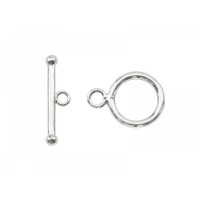 Beadalon Sterling Silver  Medium (7.7mm) Toggle Clasp, 423G-213. One set