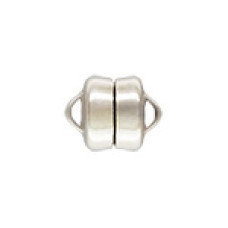 Sterling Silver, Strong, Magnetic Clasp 6mm Diameter.
