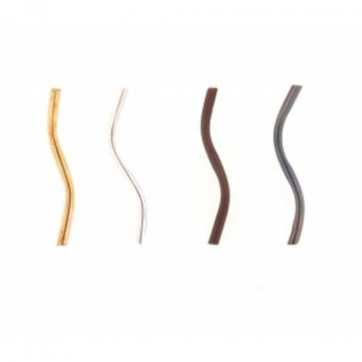 'S' Shaped Tube 1.5 x 20mm, 10 Pack, Copper