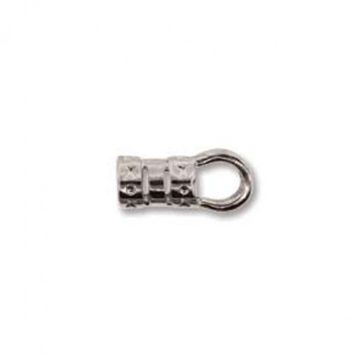 5.4mm Crimp End with 3mm entry hole, pack of 4pcs