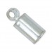 Bulk Bag of 144 304B-002 Heavy Cord Ends, I.D 1.8mm, Silver Plated