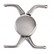 Kissamos II Magnetic Clasp for Delicas - Antique Silver Plate