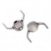 Kissamos II Magnetic Clasp for Delicas - Antique Silver Plate
