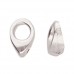 Kolympos Ending for SuperDuo Beads, Antique Silver Plate, Pack of 2