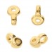Remata Ending for SuperDuo Beads, 24kt Gold Plated, Pack of 2