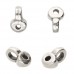 Remata Ending for SuperDuo Beads, Antique Silver Plated, Pack of 2