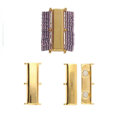 Axos III Magnetic Clasp for Delicas - 24kt Gold Plate