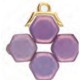 Cymbal findings for Honeycomb Beads