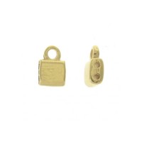 Piper I Connector for TILA Beads - 24K Gold Plate, Pack of 2