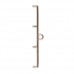 Topolia IV Ending for Miyuki size 11 Delicas - Antique Silver plated, 33mm wide. pack of 2pcs
