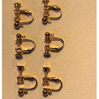 Beadalon Ear Clip With Ring And Ball, 4mm,Gold Colour , 6 Pack Beadalon Ear Clip With Ring And Ball, 4mm,Gold Colour , 6 Pack