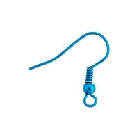 Turquoise Neo Fish Hooks, 1 pair