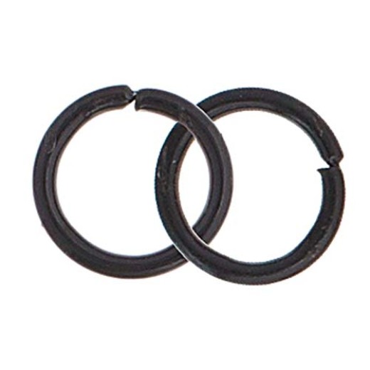 4.5mm Neo Jump Rings, Black, 10g, approximately 160pcs